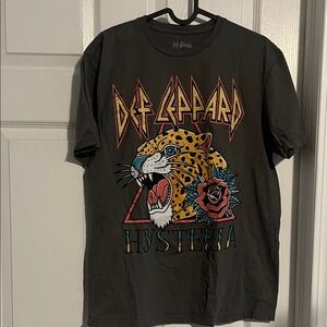 Def Leppard Hysteria Graphic Tee - Black